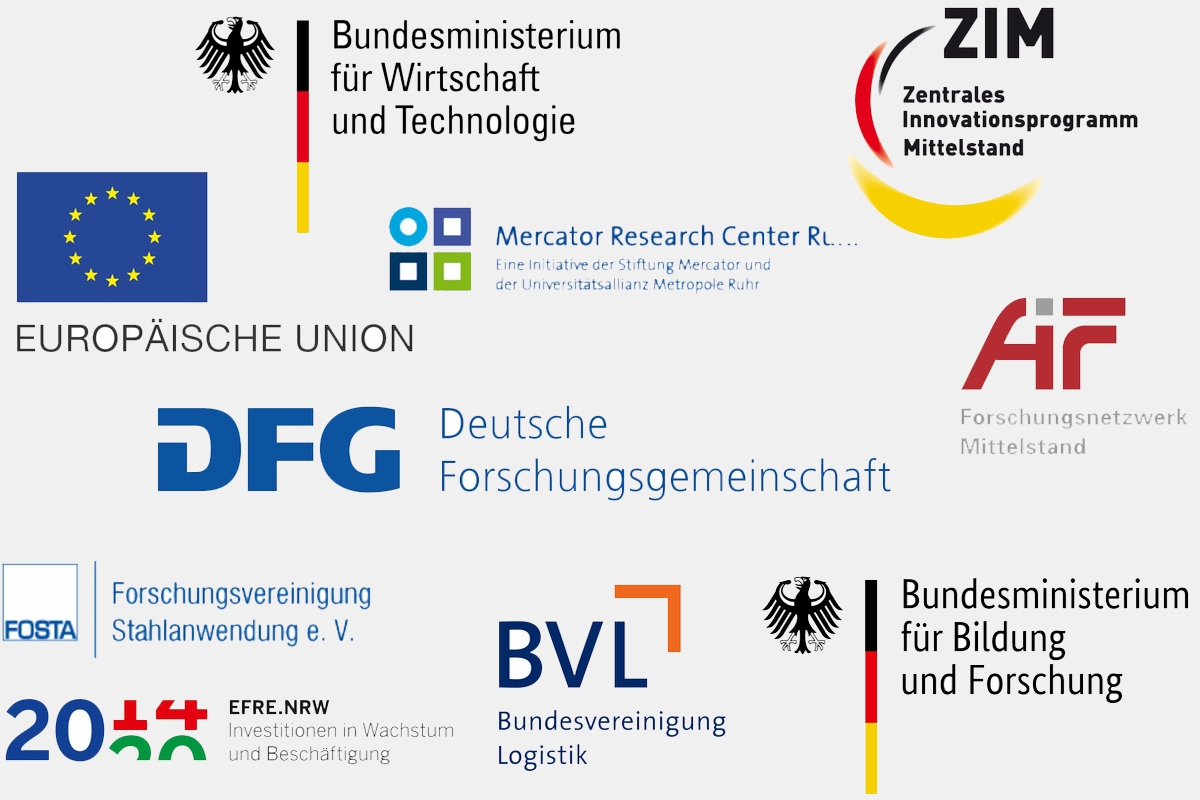 Eine Kompilation von Logos deutsche Forschungsinstitutionen