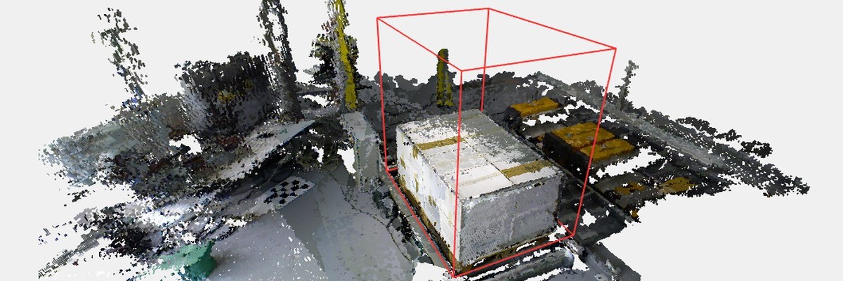 Visualisierung einer durch einen 3D-Scanner aufgenommenen Punktewolke